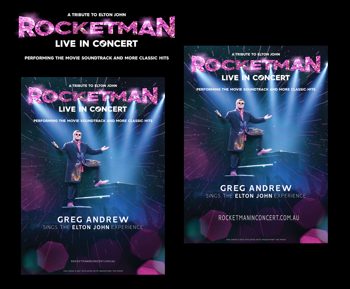 Rocketman live in concert deals poster